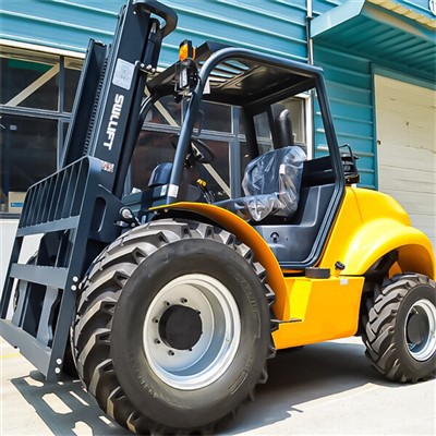 Nyt design lille ujævnt terræn gaffeltruck